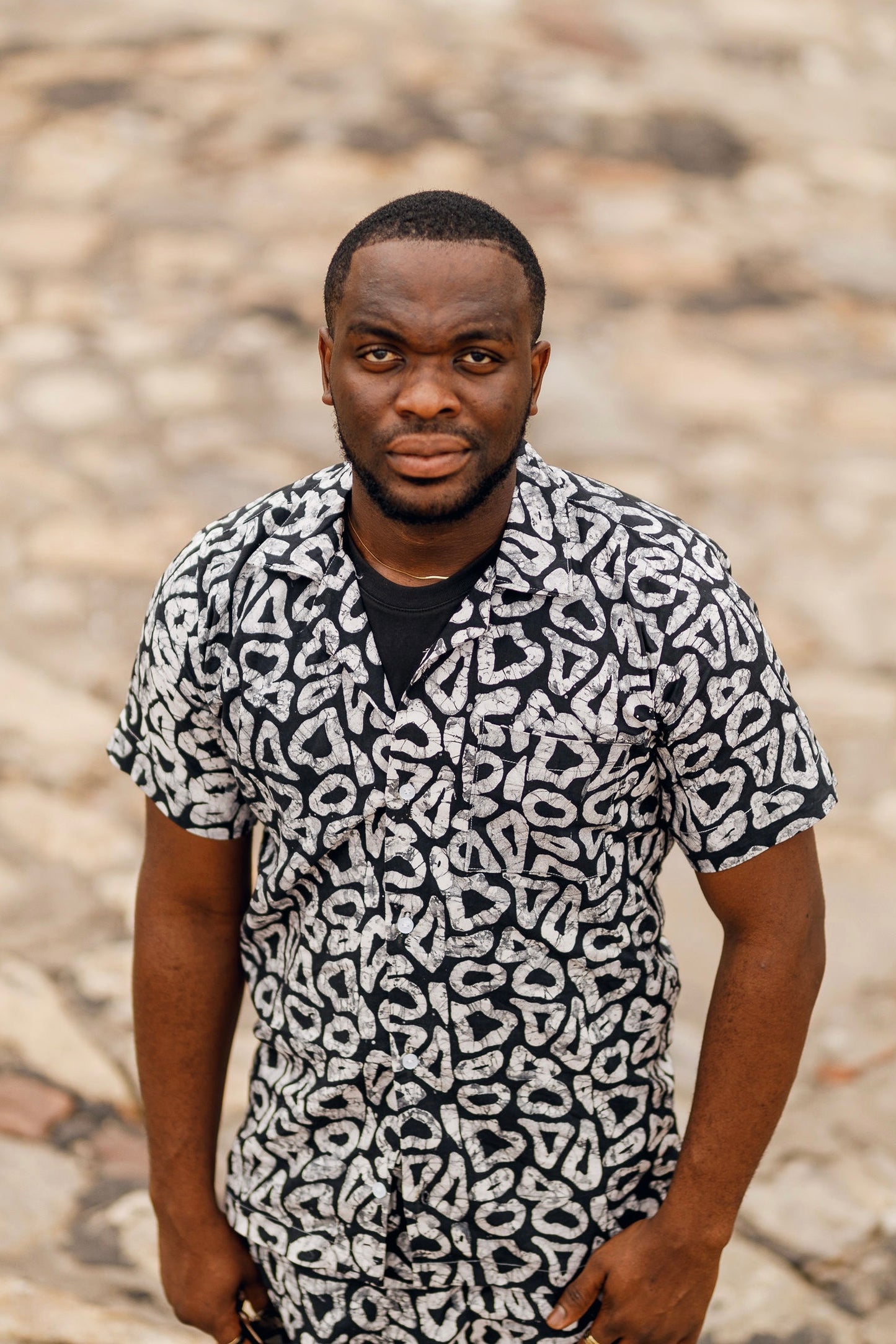 Basic Batik Short Sleeves Shirt