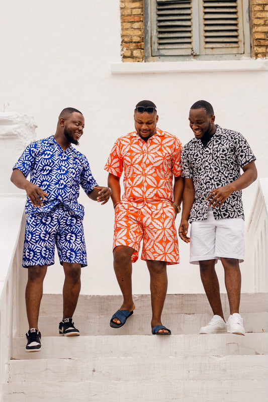 Basic Batik Shirt + Shorts Set