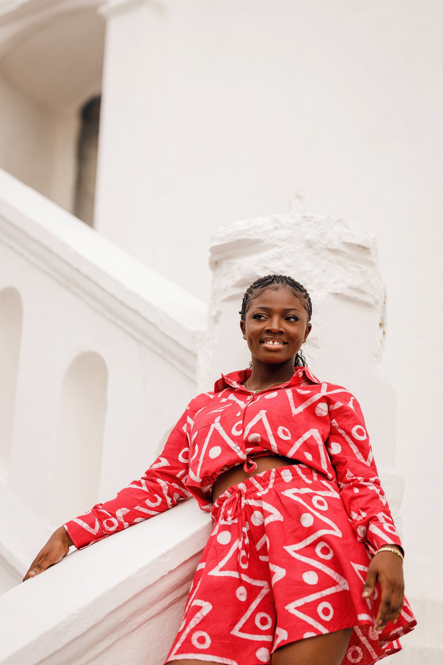 Basic Batik Circle Shorts